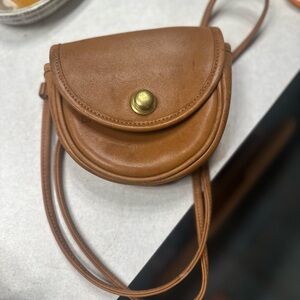 Coach Tan Leather Crossbody Bag